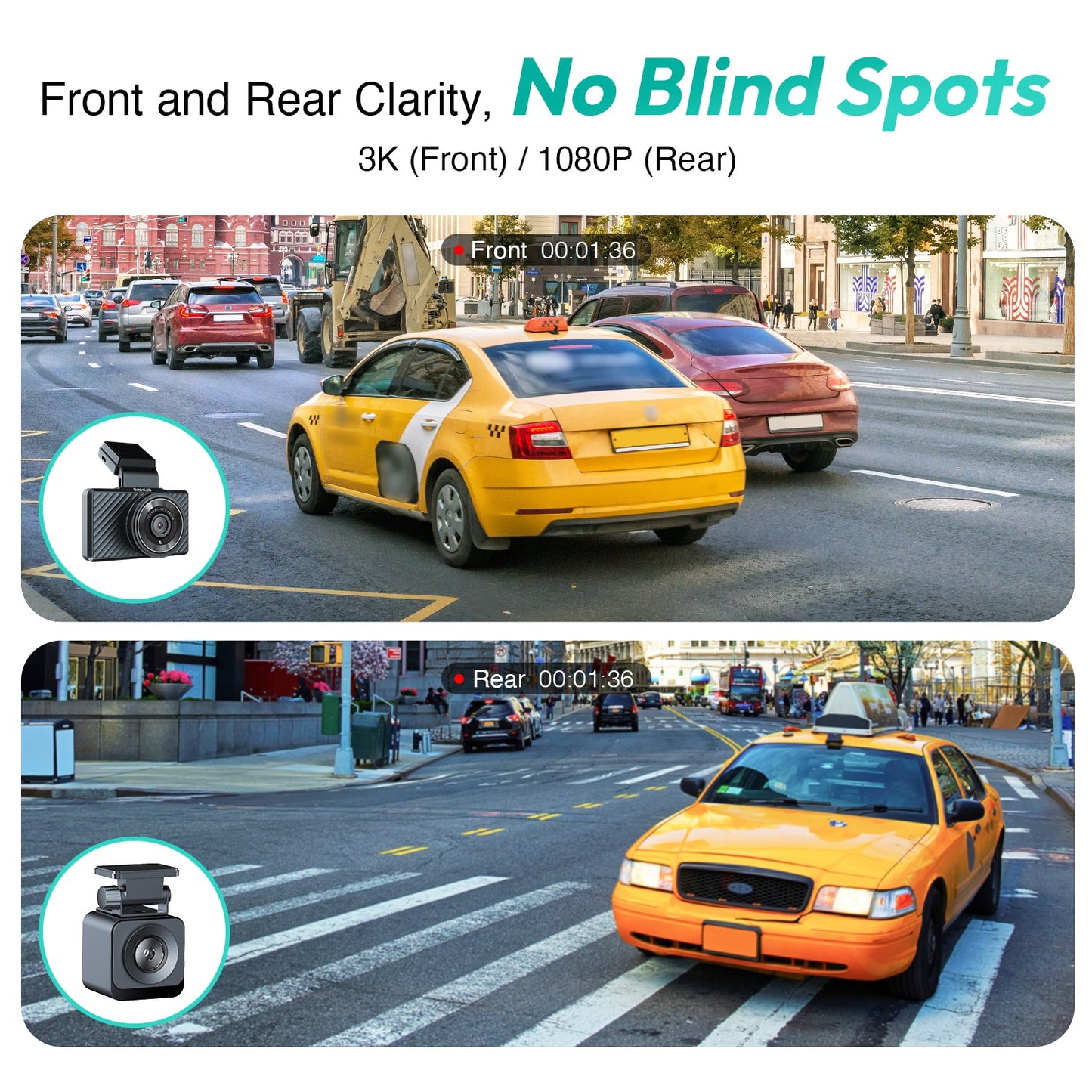 Botslab Dash Cam G500H Pro