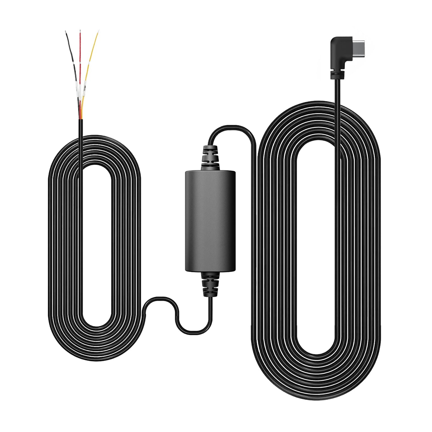 BOTSLAB Type C Hardwire Cable Kit for 24 Hour Parking Monitoring (G980H, G500H Pro/V9H/HK50)