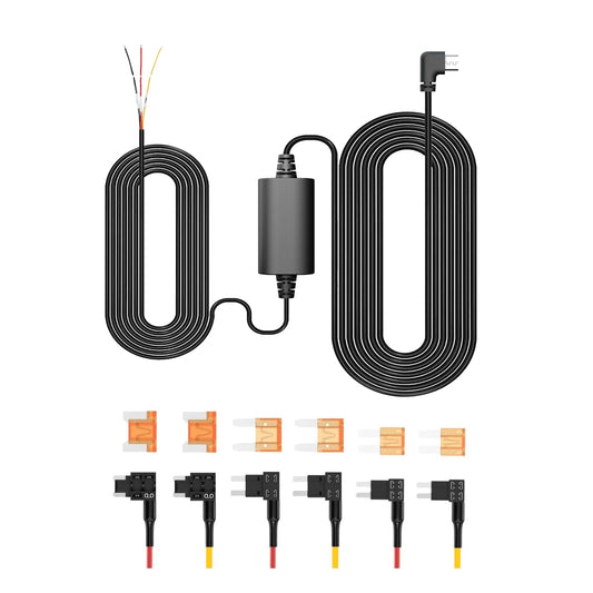 Botslab Micro USB Hardwire Cable Kit for 24 Hour Parking Monitoring (for G300H, G300H Pro, HK30 Pro)